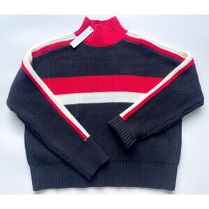 NWT Women's Sanctuary Black, White, and Red Knit Sweater Size Small